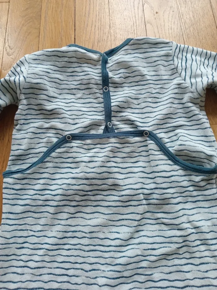 Lot 3 pyjamas grenouillère fille velours hiver, 1 pièce, Petit Bateau 24 mois - photo numéro 7