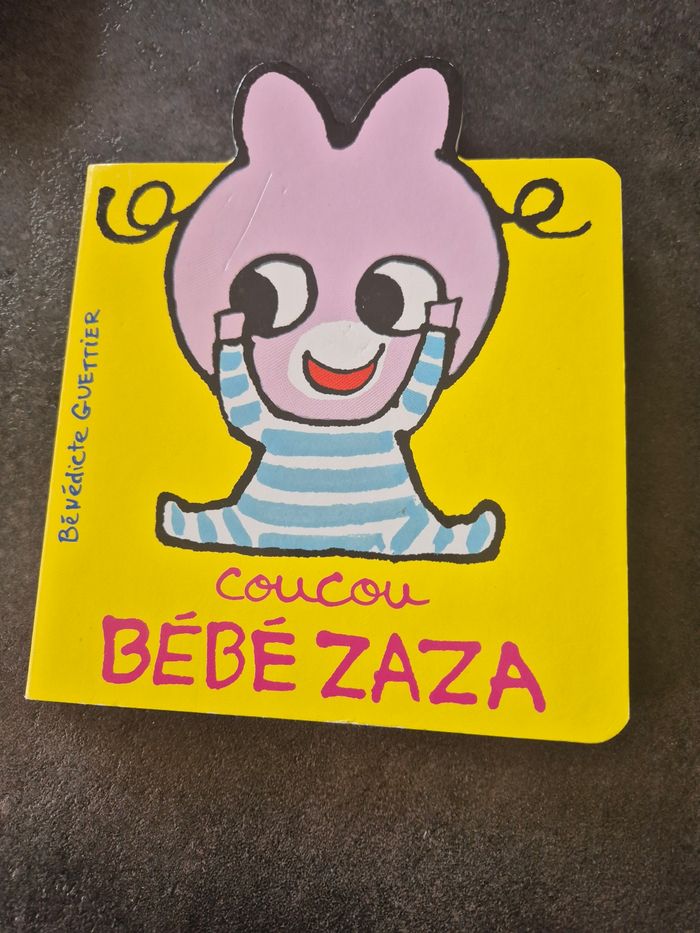 Livre enfants titre  Coucou  bébé Zaza