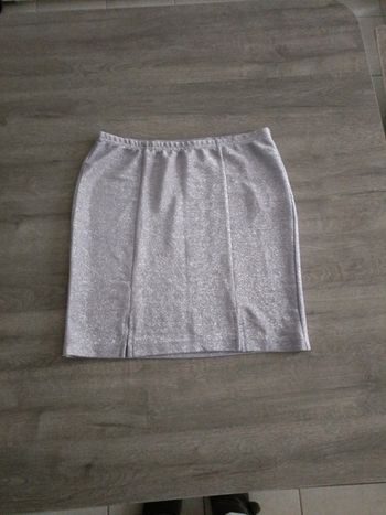 Mini-jupe lilas scintillante // deux petites fentes Jennyfer - Taille S