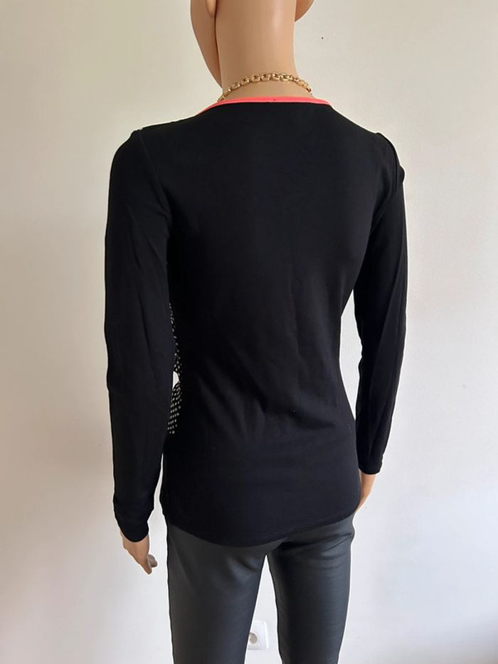 Pull fin noir à manches longues Morgan taille M TBE - photo numéro 8