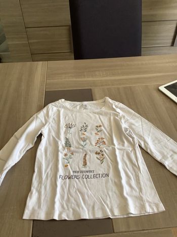T-shirt manche longue coton taille 8 ans