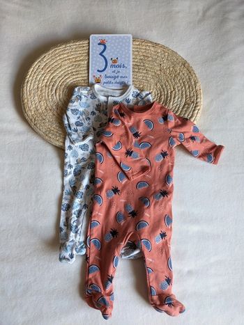 Pyjamas Gémo - 3 mois