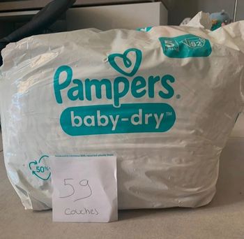 Pampers  baby dry  taille5