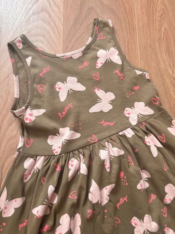 Robe verte à papillons orchestra 10 ans