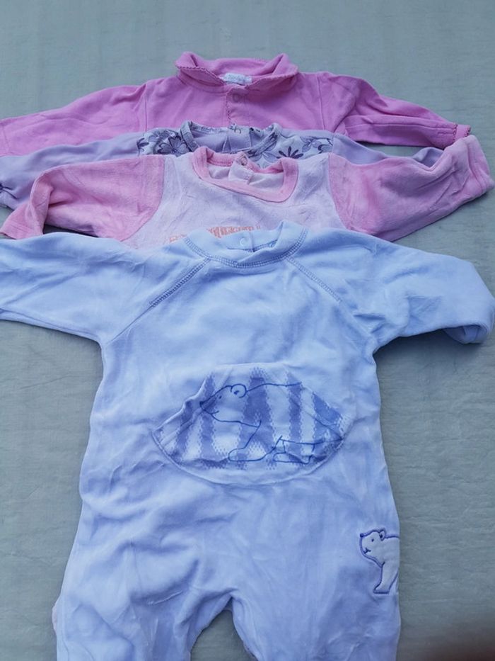 Lot 4 pyjamas fille 6 mois - photo numéro 6
