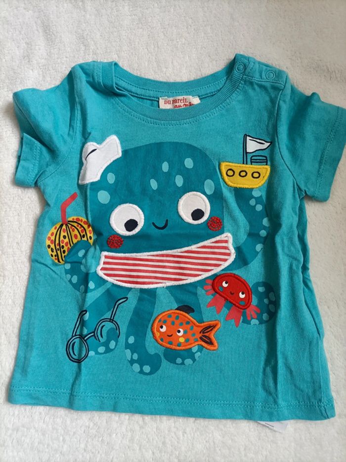 Tee shirt manches courtes 12 mois