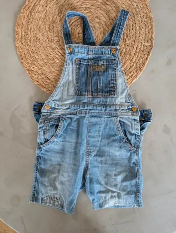 Salopette Short Zara 2/3 ans garçon bleue