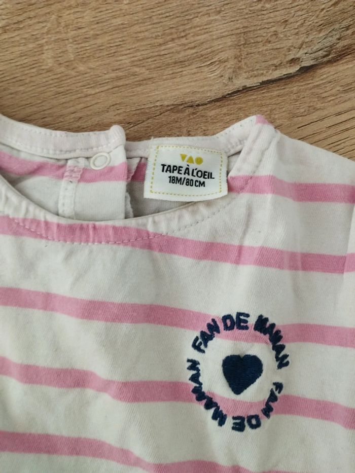2 t-shirts différentes marques - photo numéro 4