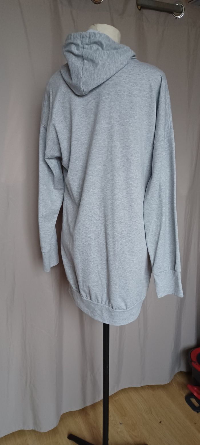 Très jolie robe sweat à capuche femme T U - photo numéro 5