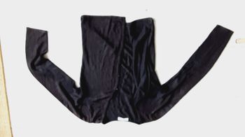 Vêtement femme gilet noir Promod taille S