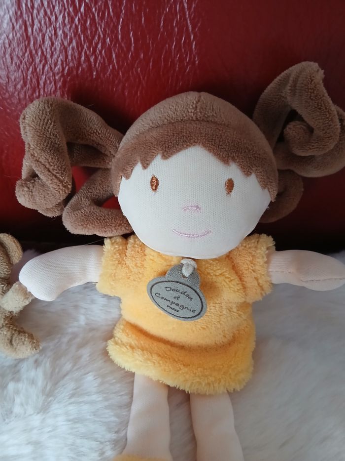 Poupée-chiffon & son doudou * Doudou et compagnie - photo numéro 7