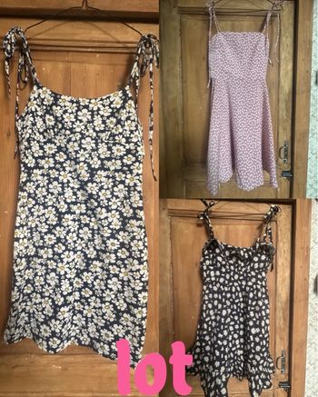 Lot 3 robes courtes été 