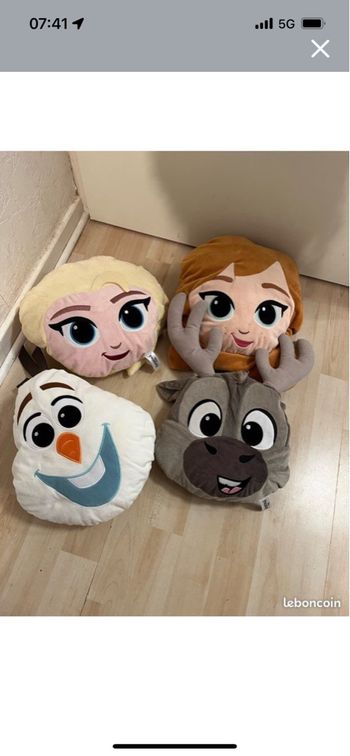 Coussins reine des neige