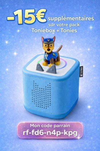 Code promo pack tonie