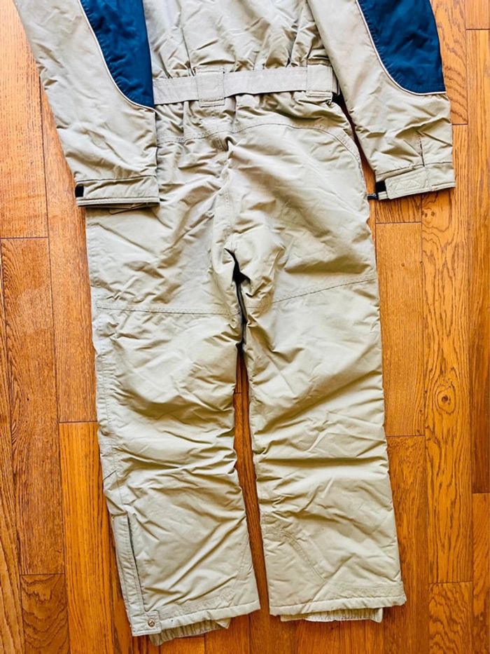 Sublime combinaison de ski taille XL queshua casi neuve bleu marine beige - photo numéro 10
