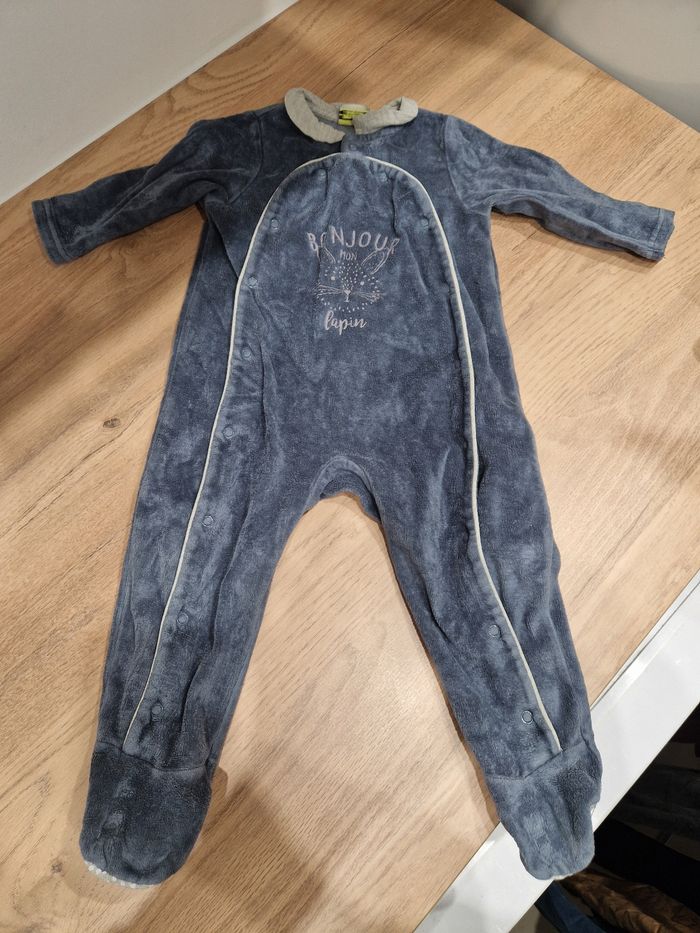Pyjama velours 12 mois