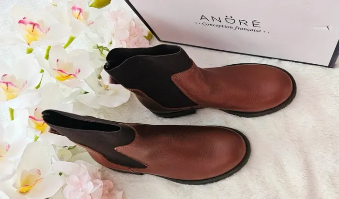 Bottes Bottines Chelsea Cuir André T34 - photo numéro 4