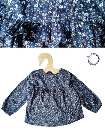 23 mois 2 ans blouse tape a l'oeil 86 cm