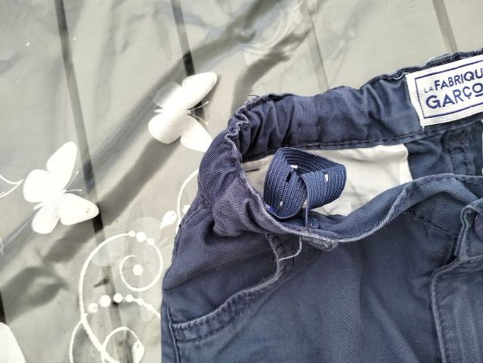 Short bleu réglable La fabrique des garçons (3 ans) 100% coton 94 cm - photo numéro 6