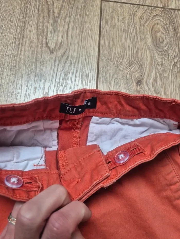 Pantalon "tex" corail 6 ans - photo numéro 3