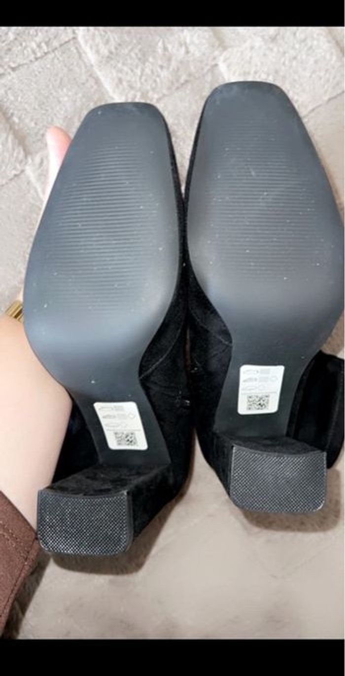 Bottine à talon velours ASOS - photo numéro 2