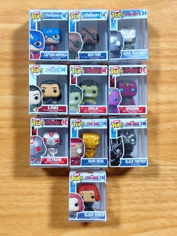 Lot de 10 Funko Bitty Pop! Marvel Studios The Infinity Saga