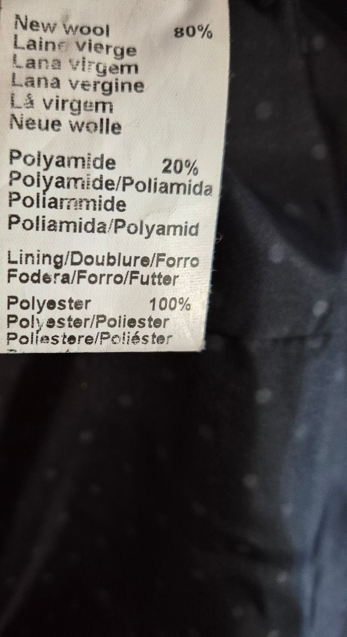 Caban court noir Pablo Gérard Darel en laine vierge Taille 38 M - photo numéro 7