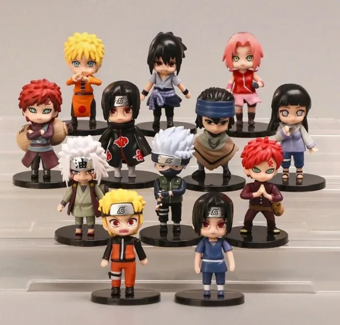 Lot de 12 Figurines Naruto