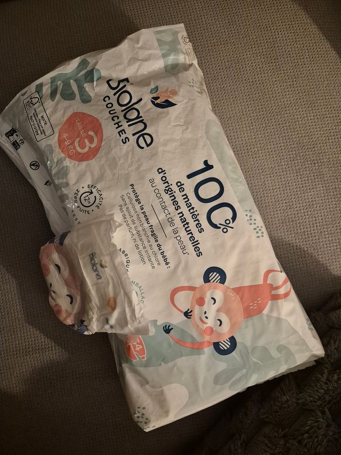 Lot 22 Couches Biolane Taillz 3 - photo numéro 3