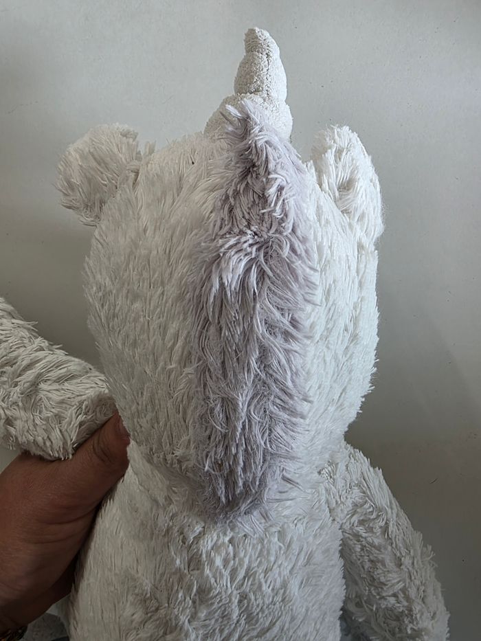 Peluche Licorne blanche La Galleria - photo numéro 4