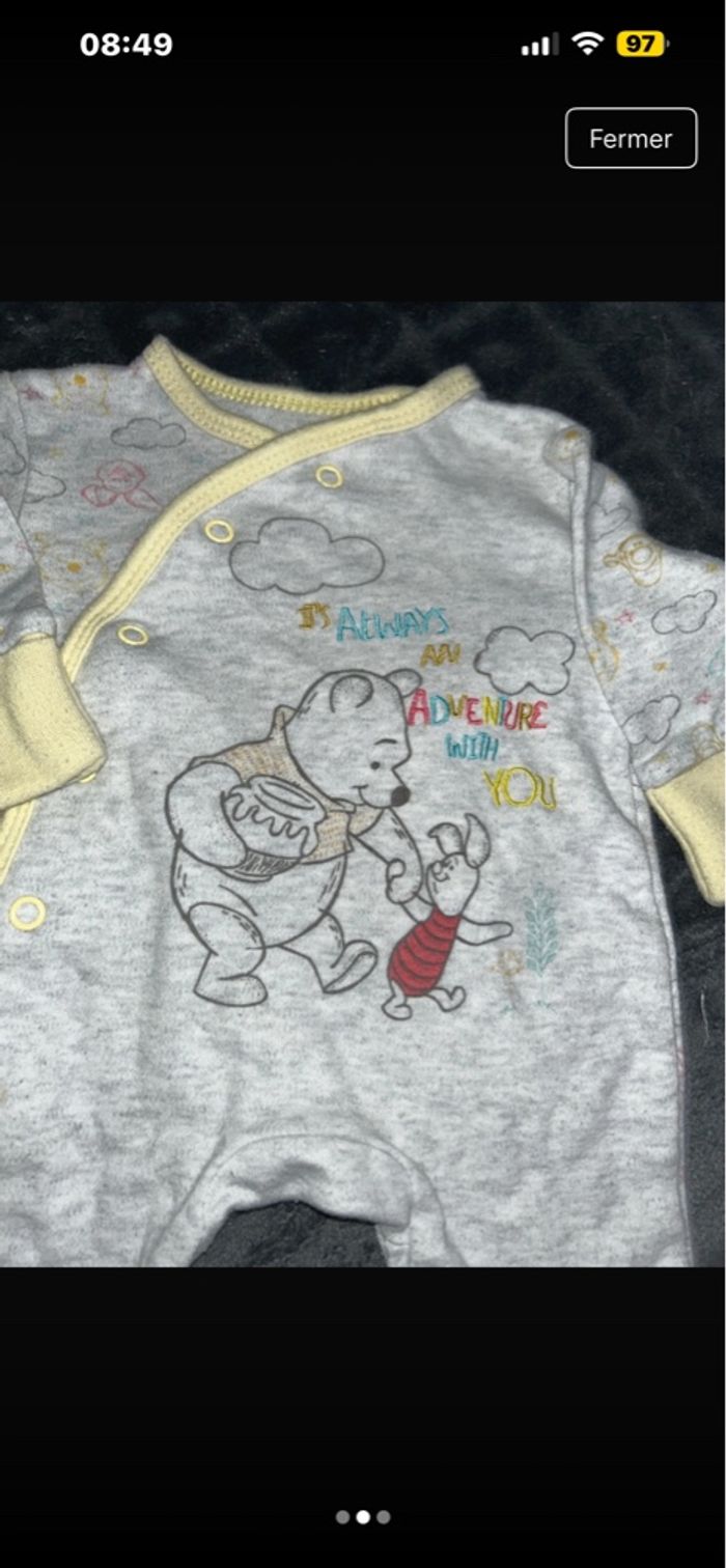 Pyjama bonnet 1 mois - photo numéro 2