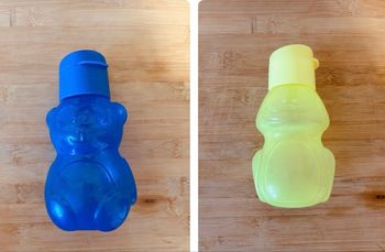 Lot 2 gourdes Tupperware enfant 350 mL