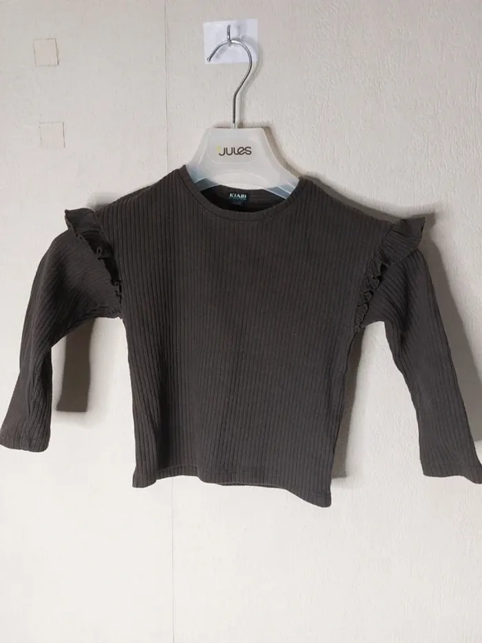 Petit pull gris "Kiabi" - photo numéro 3