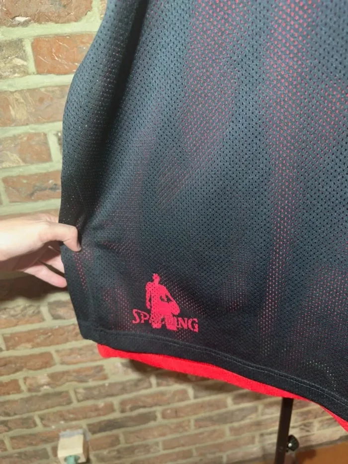 Maillot basketball réversible noir et rouge Spalding Taille XL/42 - photo numéro 13