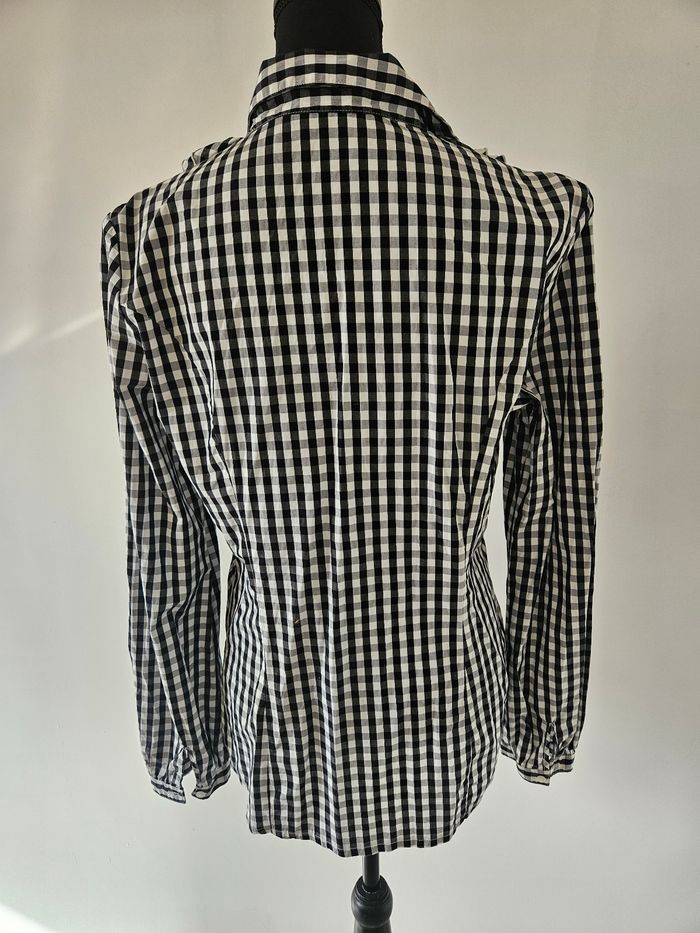 Chemise à carreaux - Sisley - Taille L - photo numéro 3