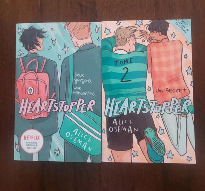 Livre Heartstopper Tome 1 et 2 - Alice Oseman