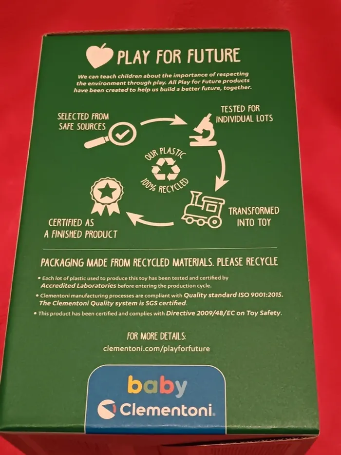 Jouet 1er âge - Tour des anneaux à empiler - Clementoni Baby-Neuf - photo numéro 4