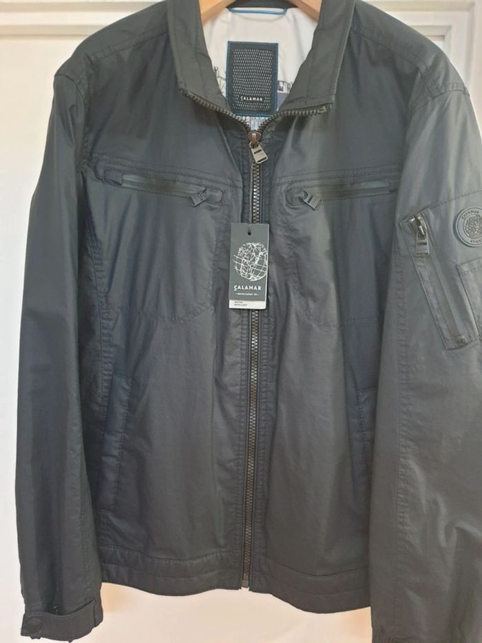Veste Blouson Coupe Vent Parka Trench Déperlant Calamar Taille 52 - photo numéro 5