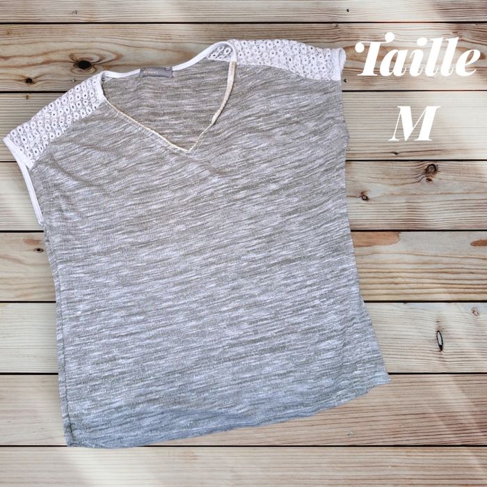 🌸👚 T-shirt Liss Glammy Paris – Taille M 👚🌸