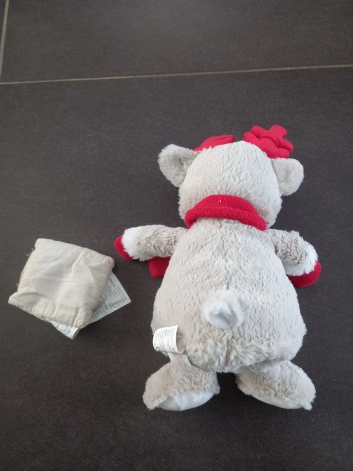 Peluche chauffantes / bouillote (avec pépites de cerises) - photo numéro 2