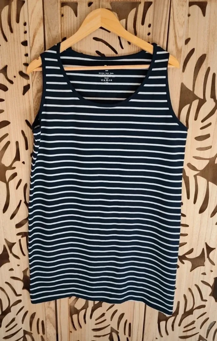 Robe marinière Taille 46/48 Blanche porte - photo numéro 5