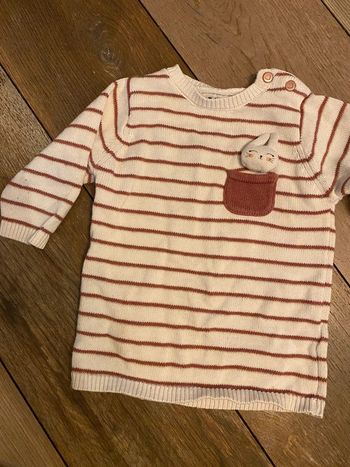 Robe pull creeks 3 mois petit lapin