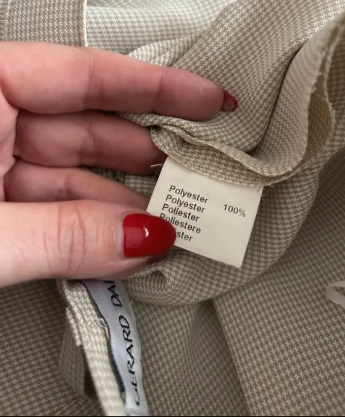 Gerard Darel, pantalon jambe évasé fluide, beige, femme, taille 42 - photo numéro 7