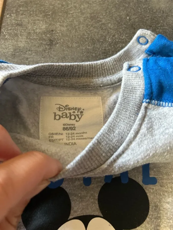 Ensemble jogging et sweat bébé garçon, Mickey, 12-24 mois - photo numéro 3