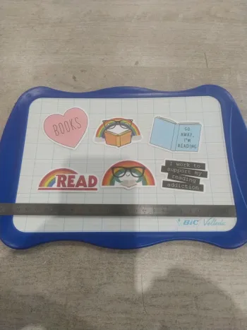 Lot de stickers lecture