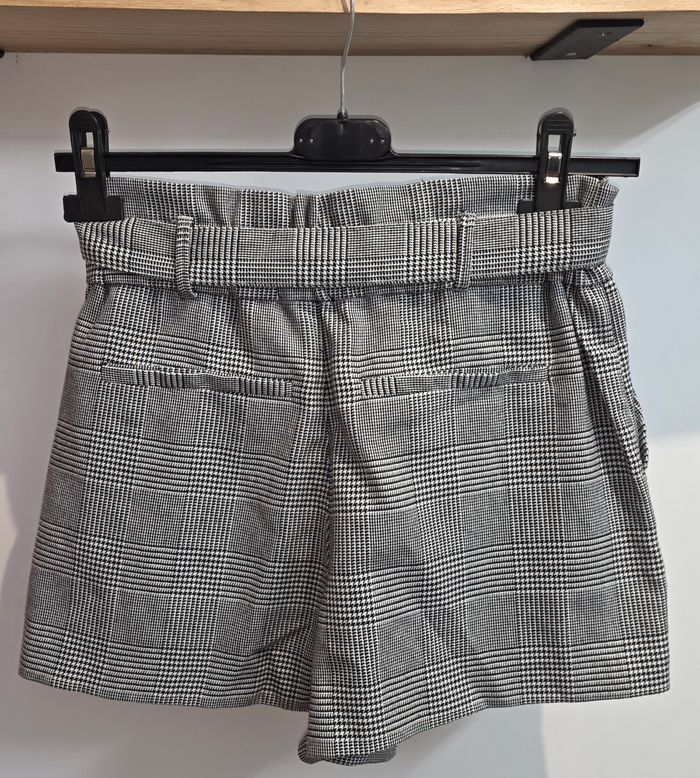 Short a carreaux noir/blanc S - photo numéro 2