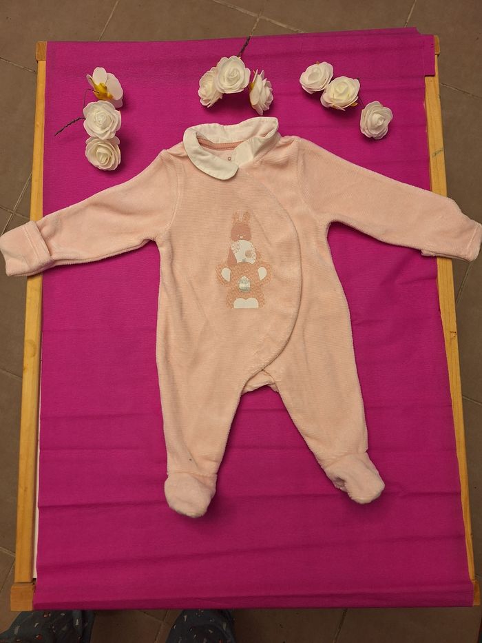 Pyjama bébé fille 1mois obaibi - photo numéro 2