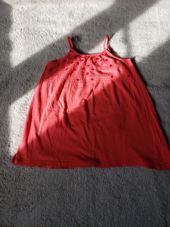 Tunique débardeur avec sequins taille 8 ans