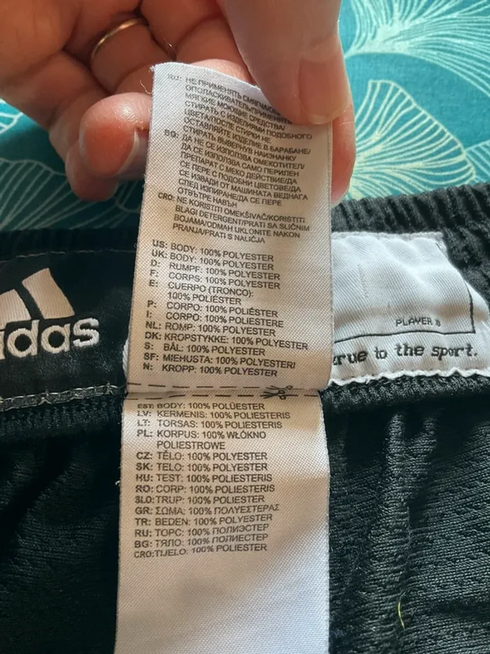 Short léger de sport noir pour homme Adidas taille S 458 - photo numéro 12