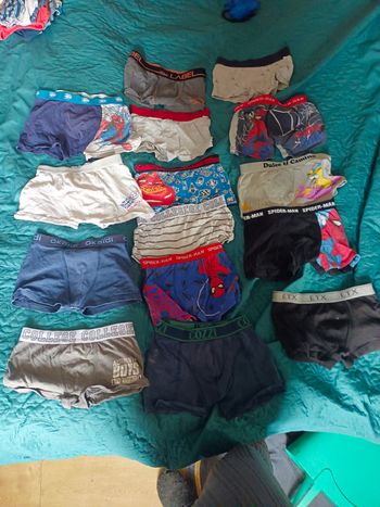 Lot de 15 caleçon garçon de 4 à 6 ans